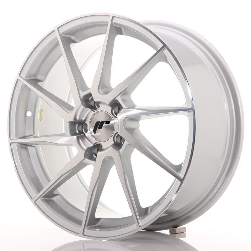 Japan Racing Wheels JR36 Silver Brushed Face 18*8 - D-elastikashop