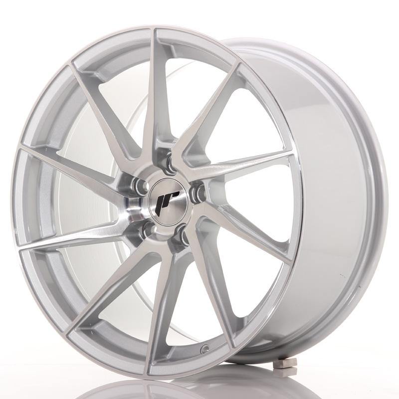 Japan Racing Wheels JR36 Silver Brushed Machined 18*9 - D-elastikashop