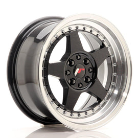 Japan Racing Wheels JR6 Glossy Black 16*8 - D-elastikashop