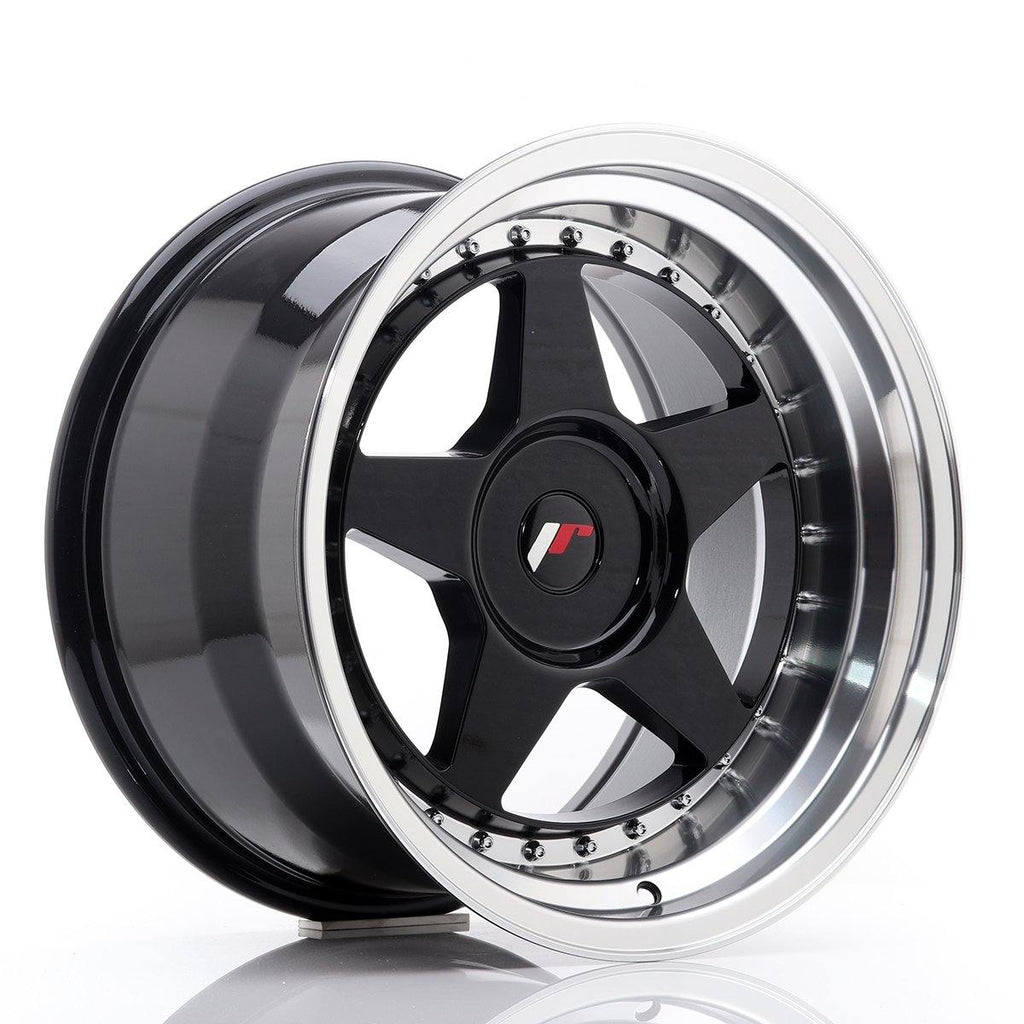 Japan Racing Wheels JR6 Glossy Black 17*10 - D-elastikashop