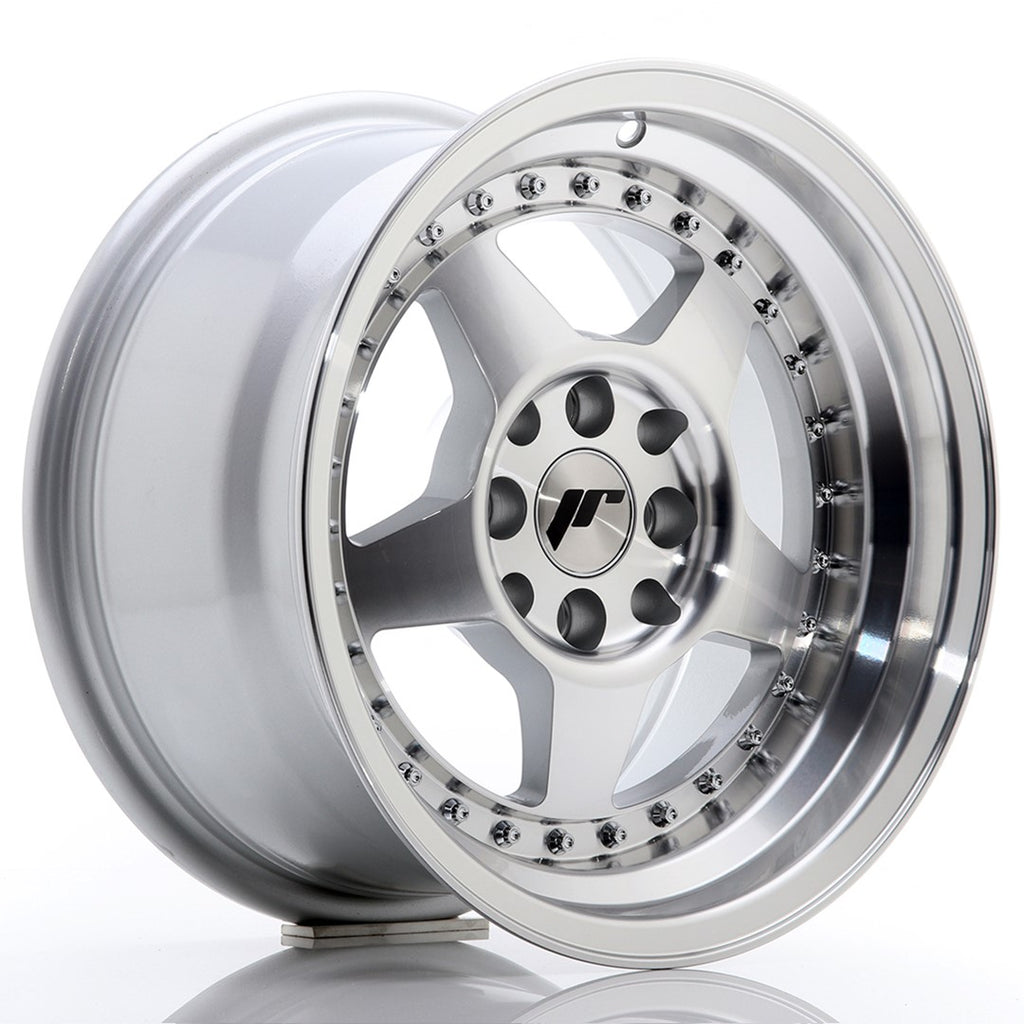 Japan Racing Wheels JR6 Machined Sil 15*8