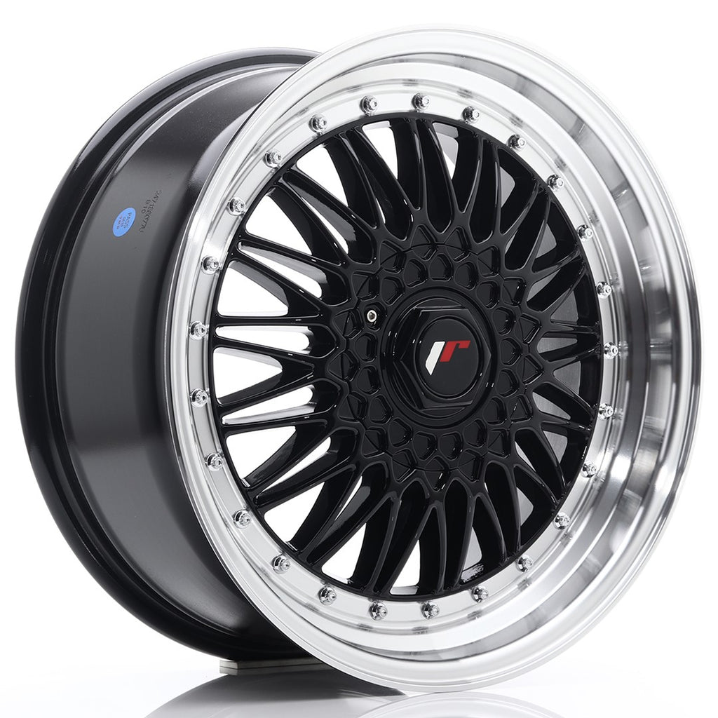 Japan Racing Wheels JR9 Gloss Black Machined Lip 18*8