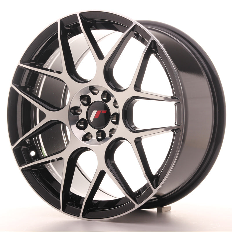Japan Racing Wheels JR18 Black Machined 17*8