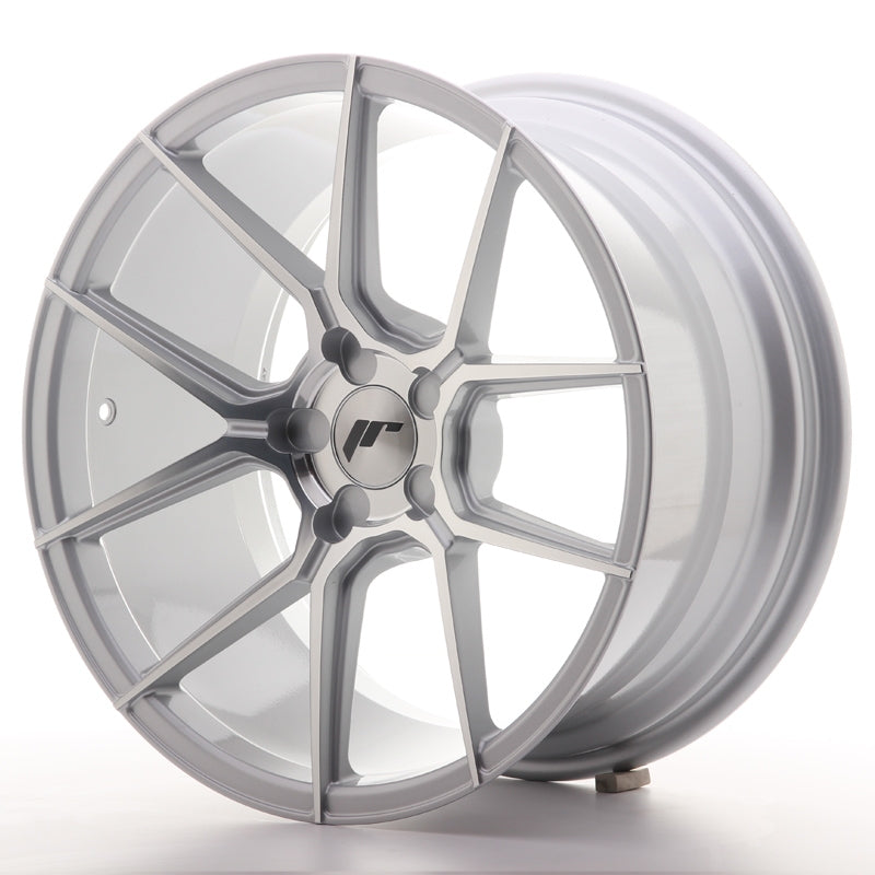 Japan Racing Wheels JR30 Blank Silver Machined 18*9.5