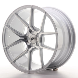 Japan Racing Wheels JR30 Blank Silver Machined 18*9.5