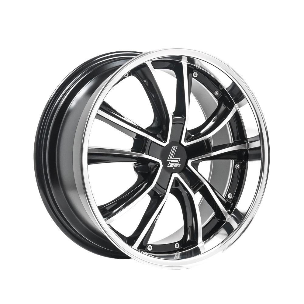 LENSO ES7 BLACK POLISHED &amp; MIRROR LIP 18*7,5 - D-elastikashop
