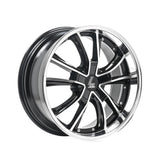 LENSO ES7 BLACK POLISHED & MIRROR LIP 18*7.5