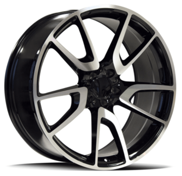 Replica for MERCEDES 10483 Black Poilish 19*8 - D-elastikashop