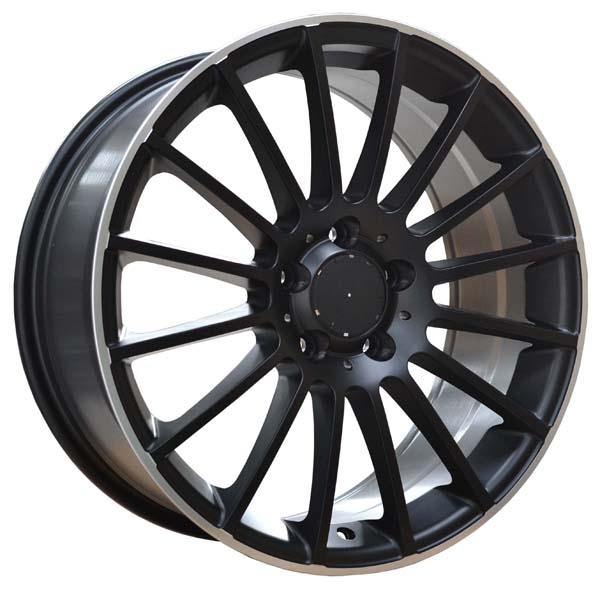 Replica for MERCEDES 280 B Gloss Black Polish lip 19*9.5 - D-elastikashop