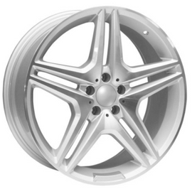 Replica for MERCEDES 552/4 Silver Machined 19*8.5 - D-elastikashop