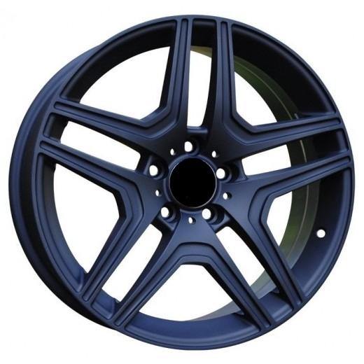 Replica for MERCEDES 666 Matt Black 22*10 - D-elastikashop