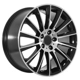 Replica for MERCEDES 911 Black Polish 17*7.5