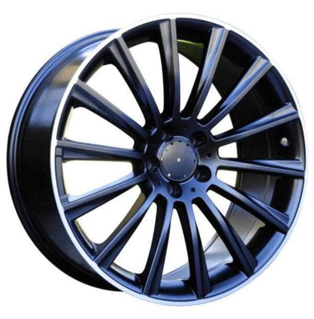 Replica for MERCEDES 911 Gloss Black Polished Edge 19*8.5 - D-elastikashop