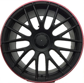 Replica for MERCEDES 912 Gloss Black Red Edge 19*8.5 - D-elastikashop