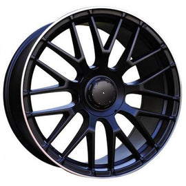 Replica for MERCEDES 912 Matt Black Diamond Lip 18*9 - D-elastikashop