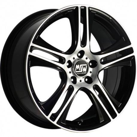 Msw Wheels MSW 11 17*8 Black Full Polished - D-elastikashop
