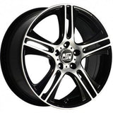Msw Wheels MSW 11 17*7 Black Full Polished