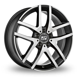Msw Wheels MSW 28 17*7 Matt Black Polish - D-elastikashop