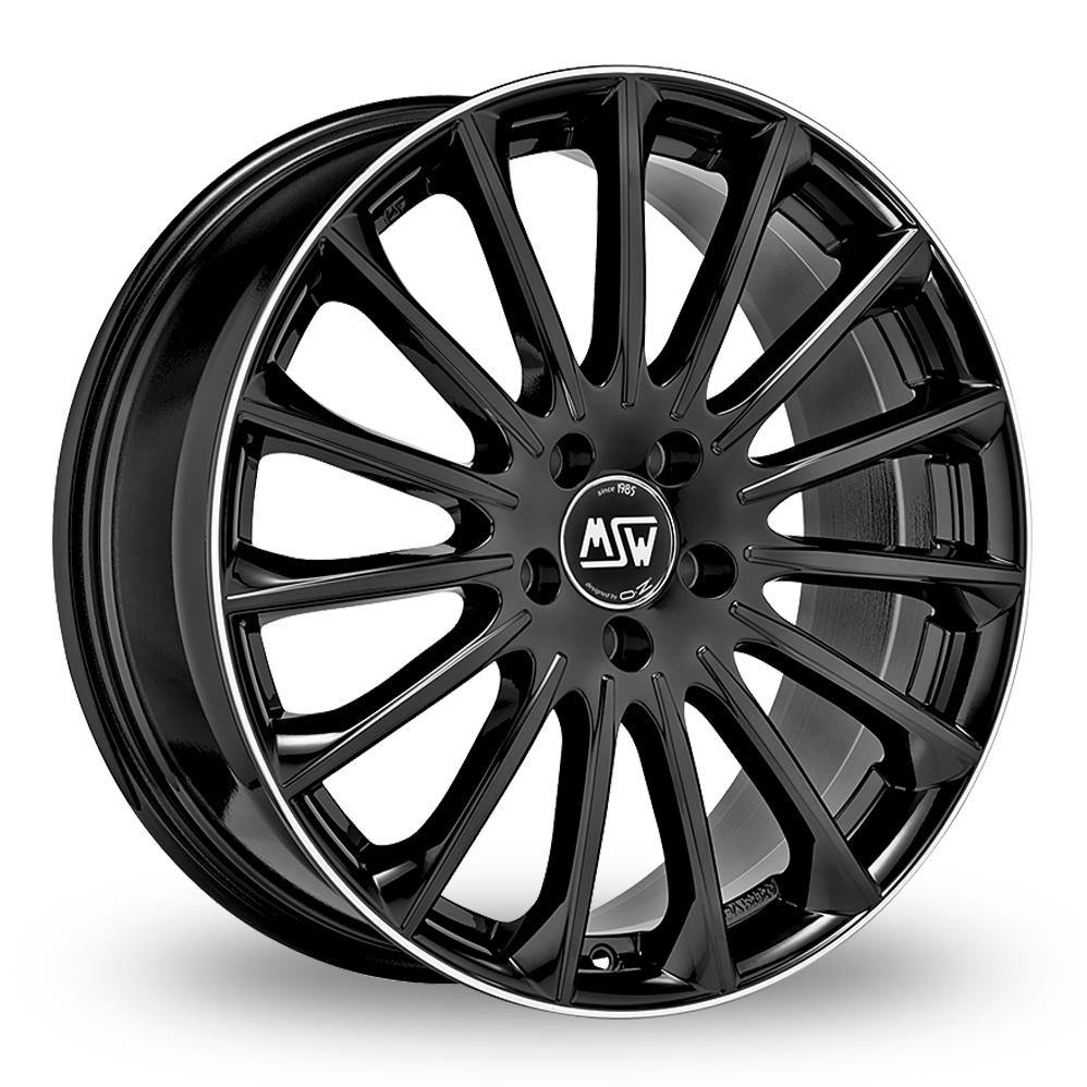 Msw Wheels MSW 30 17*7,5 Gloss Black Polished Lip - D-elastikashop