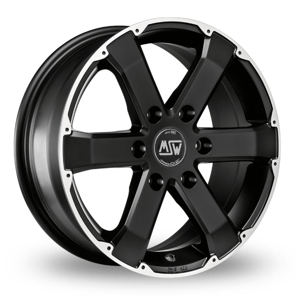 Msw Wheels MSW 46 17*7,5 Matt Black Full Polished - D-elastikashop