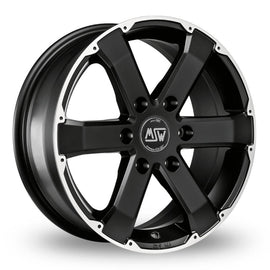 Msw Wheels MSW 46 17*7,5 Matt Black Full Polished - D-elastikashop