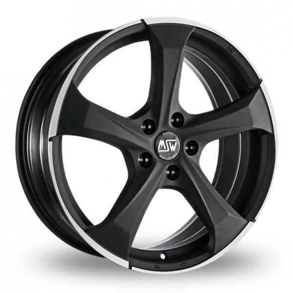 Msw Wheels MSW 47 18*8 Matt Dark Titanium Diamond Cut - D-elastikashop