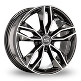 Msw Wheels MSW 71 19*8 Gloss Dark Grey Polished