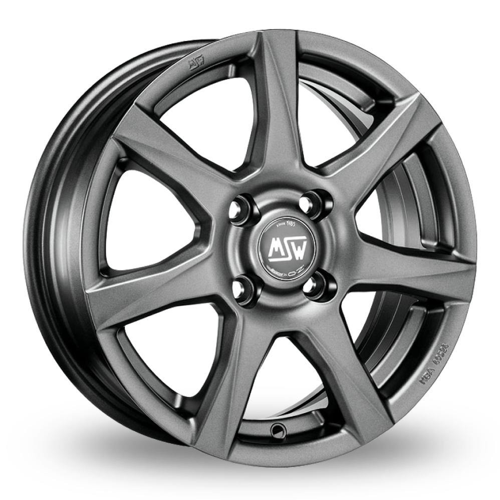 Msw Wheels MSW 77 15*6 Matt Dark Grey - D-elastikashop