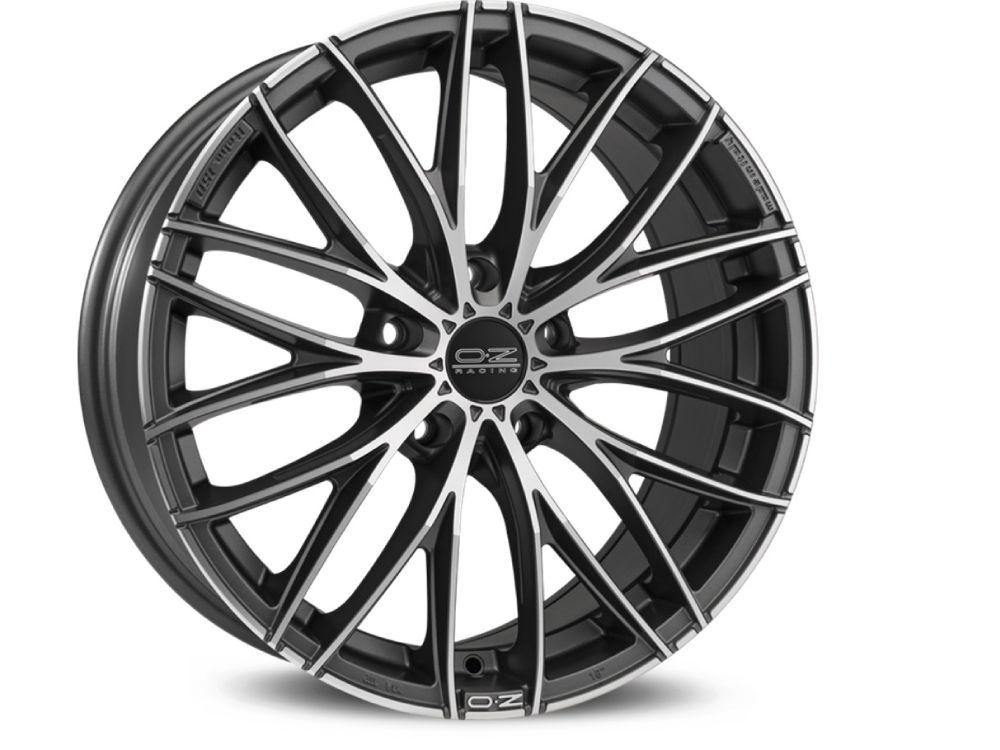 OZ Italia 150 17*8 Matt Dark Graphite Diamond Cut - D-elastikashop