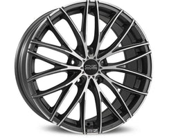 OZ Italia 150 17*8 Matt Dark Graphite Diamond Cut - D-elastikashop