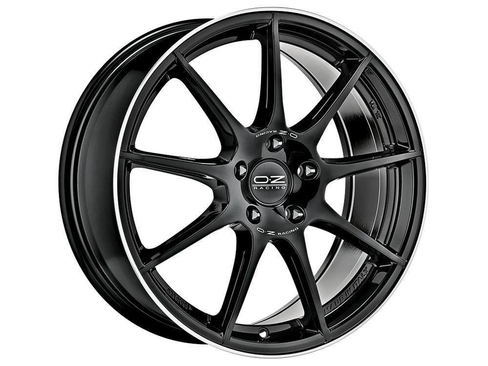 OZ Veloce GT 18*8 Gloss Black Diamond Lip - D-elastikashop