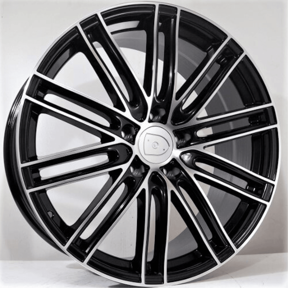 Replica for PORSCHE 1350 Black Polish 22*11 - D-elastikashop