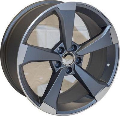 Replica for AUDI 5612 Anthracite Polish 19*8.5 - D-elastikashop