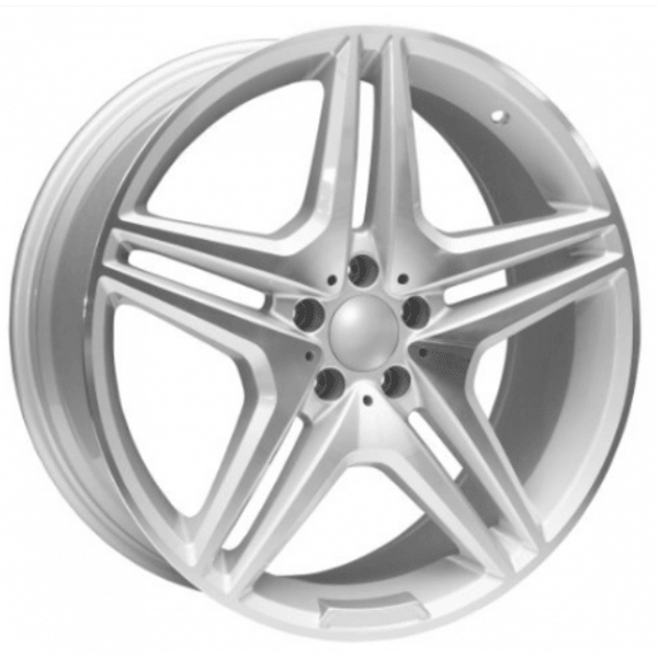 Replica for MERCEDES 552/4 Silver Machined 20*9.5 - D-elastikashop