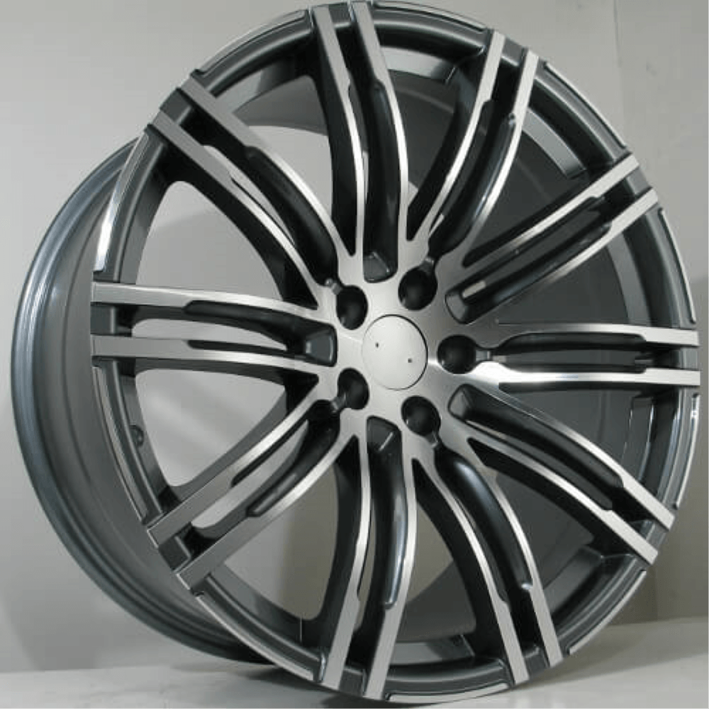 Replica for PORSCHE 1222 Anthracite Polish 21*9.5 - D-elastikashop