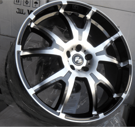 Replica for RANGE ROVER 568 Black Polish 22*9.5 - D-elastikashop.gr