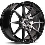 79Wheels SCF-F BLACK POLISHED FACE 15*7