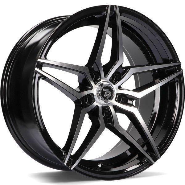 79Wheels SV-A GLOSS BLACK POLISHED FACE 18*9 - D-elastikashop