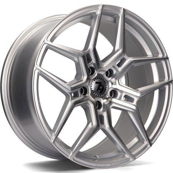 79Wheels SV-B SILVER POLISHED FACE 18*8 - D-elastikashop