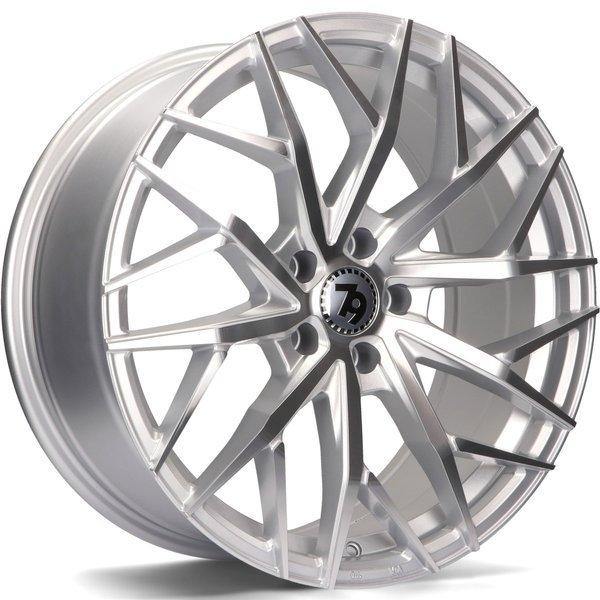 79Wheels SV-C SILVER POLISHED FACE 19*8,5 - D-elastikashop