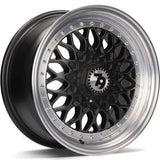 79Wheels SV-E MATT BLACK POLISHED LIP 17*7,5