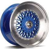 79Wheels SV-F BLUE POLISHED LIP 17*8