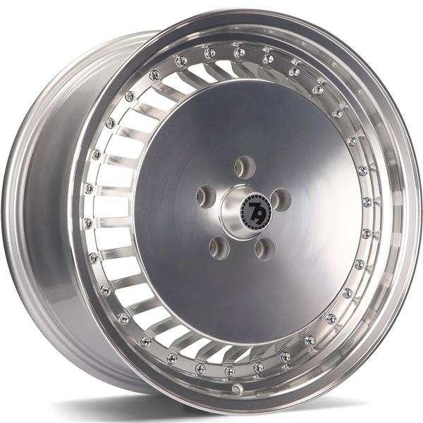 79Wheels SV-G SILVER POLISHED FACE+LIP 15*7 - D-elastikashop