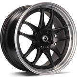 79Wheels SV-I MATT BLACK POLISHED LIP 17*8