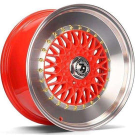 79Wheels SV-F RED POLISHED LIP 17*8 - D-elastikashop