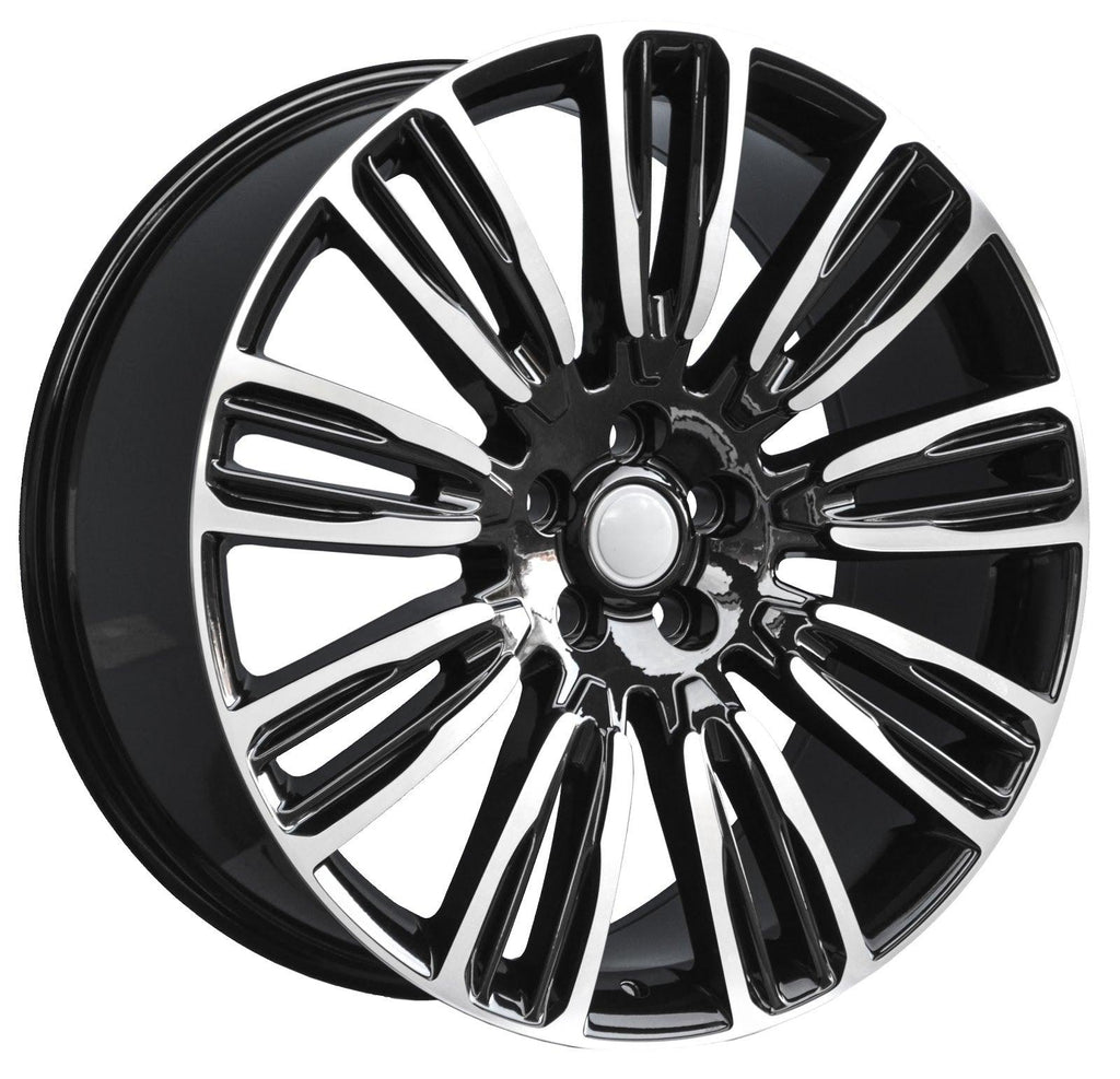 Replica for RANGE ROVER 9034 Black Polish 22*9.5 - D-elastikashop.gr