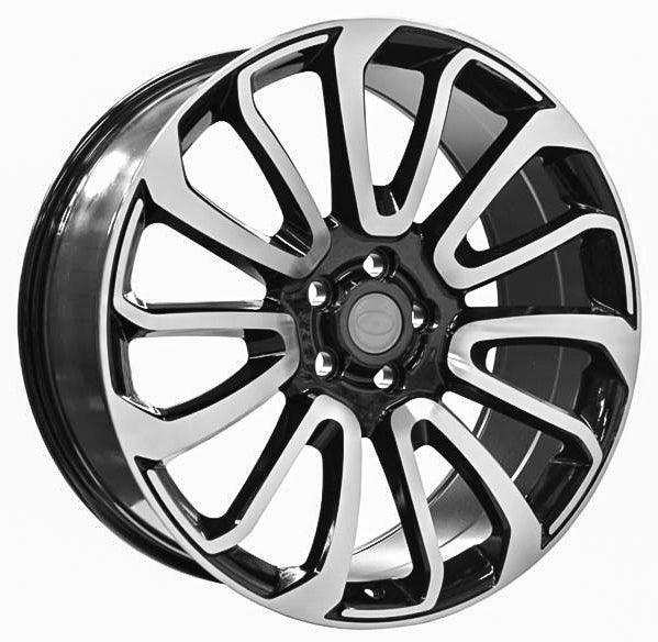 Replica for RANGE ROVER 1195 Black Polish 20*9.5 - D-elastikashop.gr