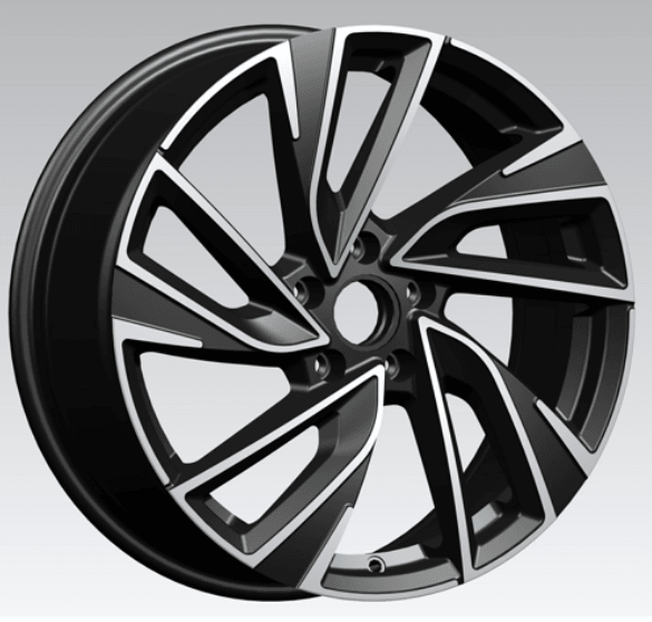 Replica for VW 448 Black Polish 19*8.5 - D-elastikashop