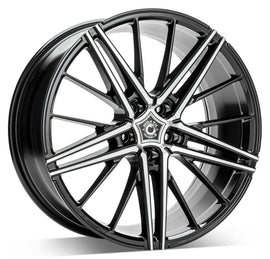 Wrath Wheels WF5 GLOSS BLACK POLISH 19*8.5 - D-elastikashop.gr