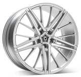 Wrath Wheels WF5 BRIGHT SILVER POLISH 19*8.5